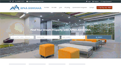 Desktop Screenshot of apnaashiyana.com